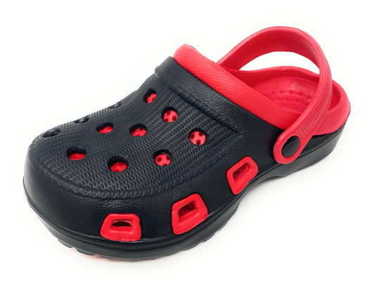 JEFFRICO Boys Lightweight Clogs Slip On Garden Shoes Breathable EVA Kids Shoes for Beach Pool and Outdoor Play