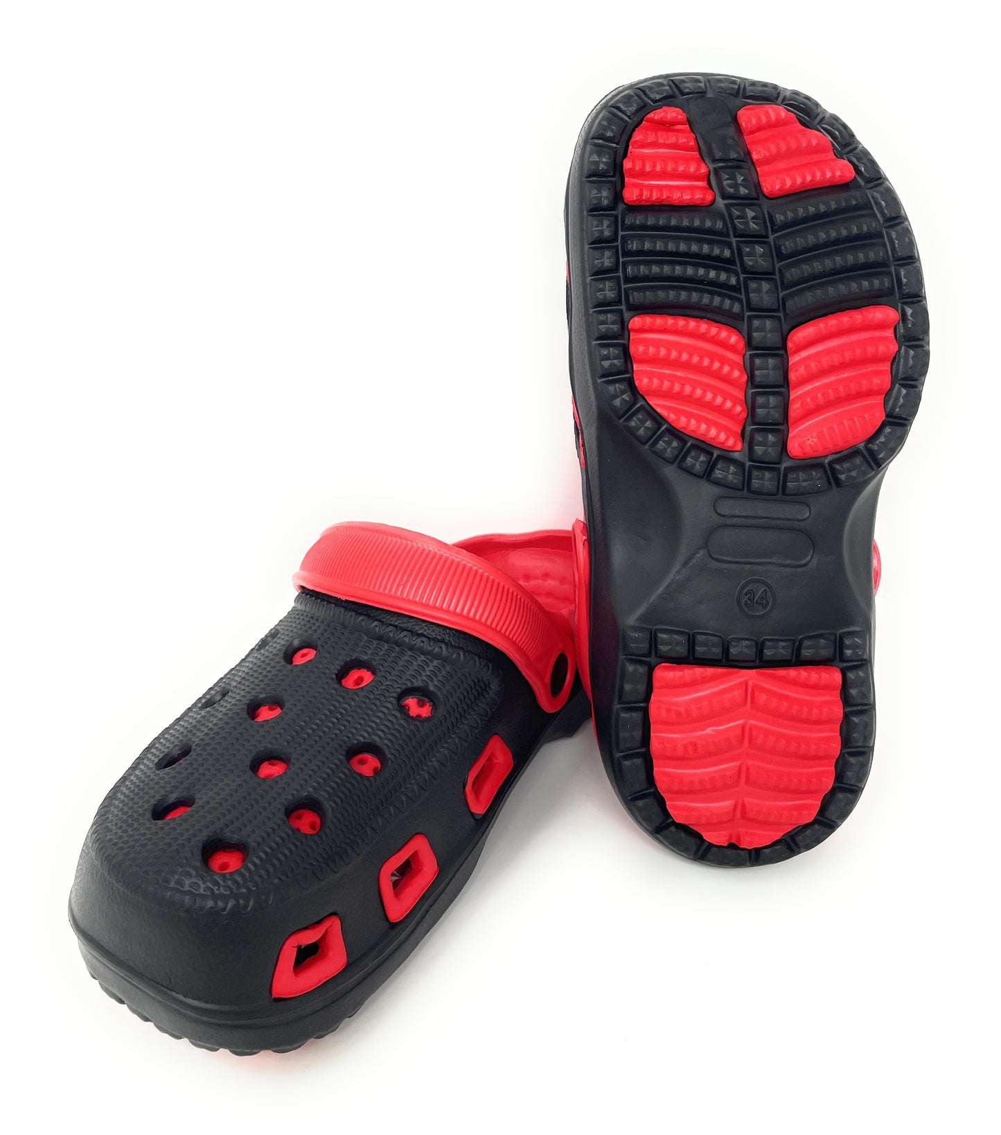 JEFFRICO Boys Lightweight Clogs Slip On Garden Shoes Breathable EVA Kids Shoes for Beach Pool and Outdoor Play