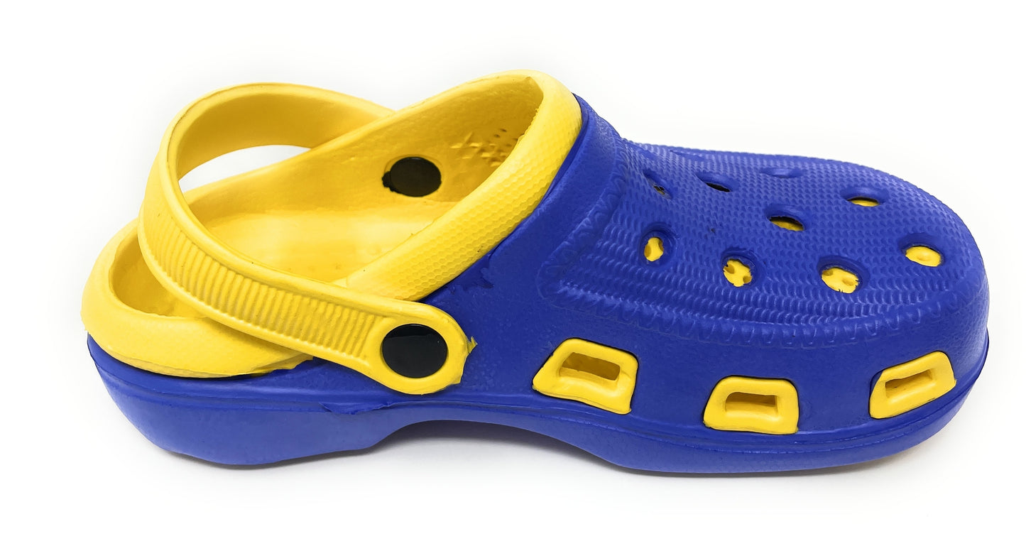 JEFFRICO Boys Lightweight Clogs Slip On Garden Shoes Breathable EVA Kids Shoes for Beach Pool and Outdoor Play