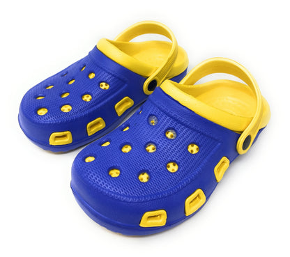 JEFFRICO Boys Lightweight Clogs Slip On Garden Shoes Breathable EVA Kids Shoes for Beach Pool and Outdoor Play