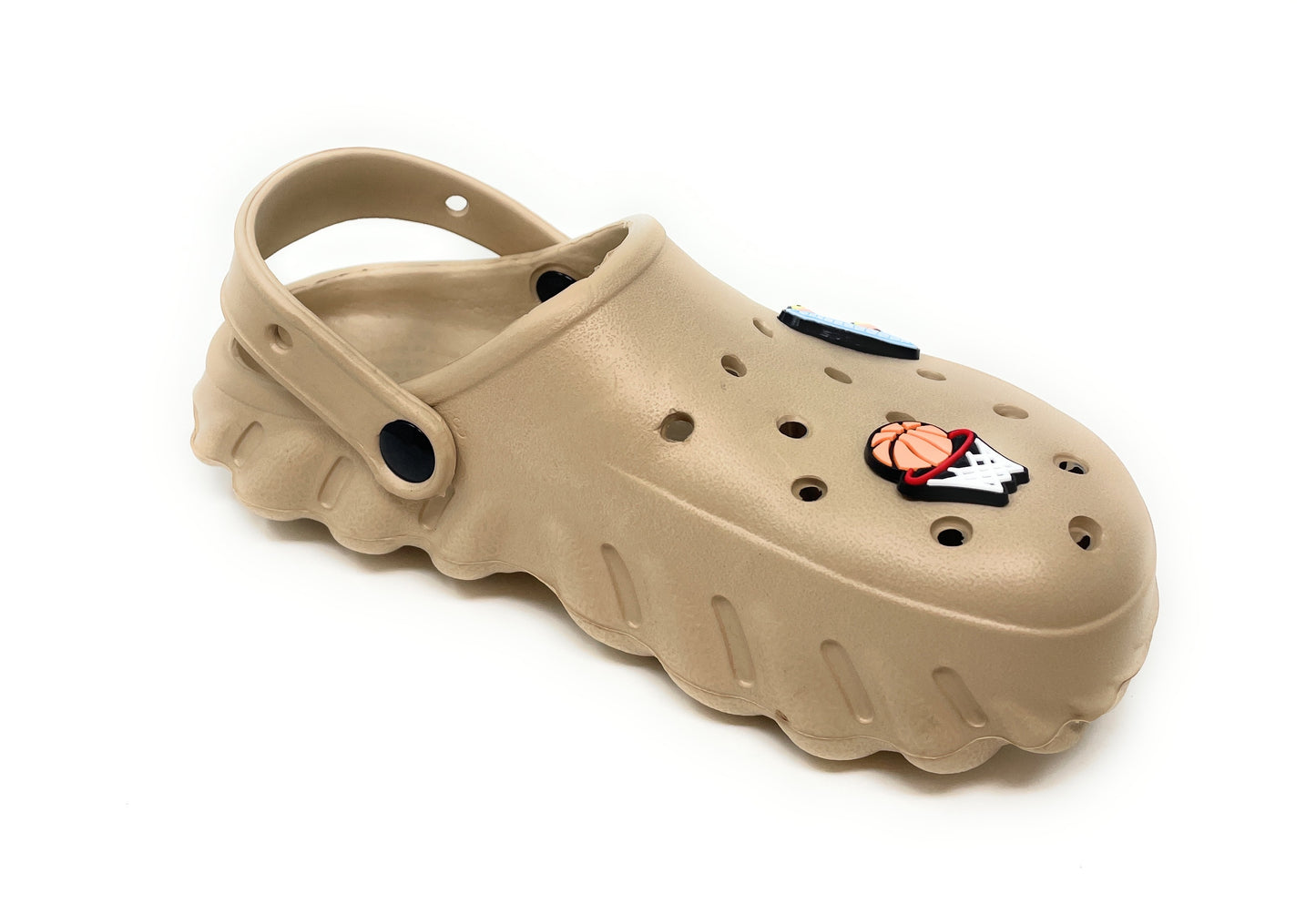 JEFFRICO Boys Clogs with Charms Lightweight Slip On Garden Shoes for Boys Comfort Clogs