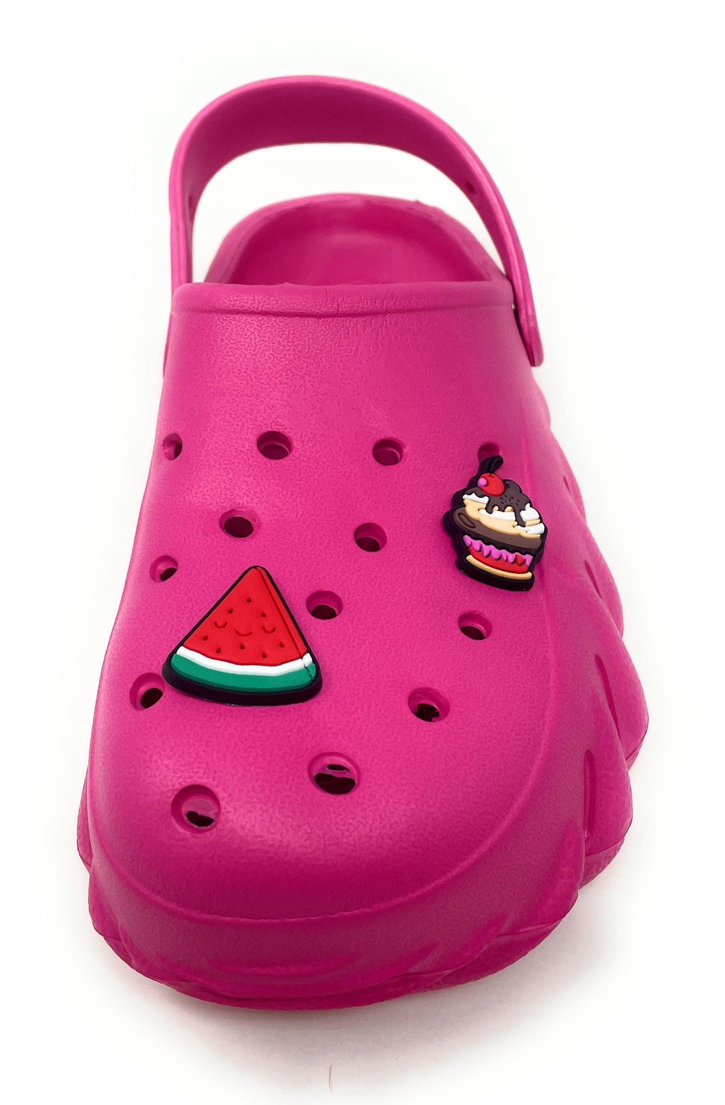 JEFFRICO Girls Clogs with Charms Lightweight Slip On Garden Shoes for Girls Comfort Clogs