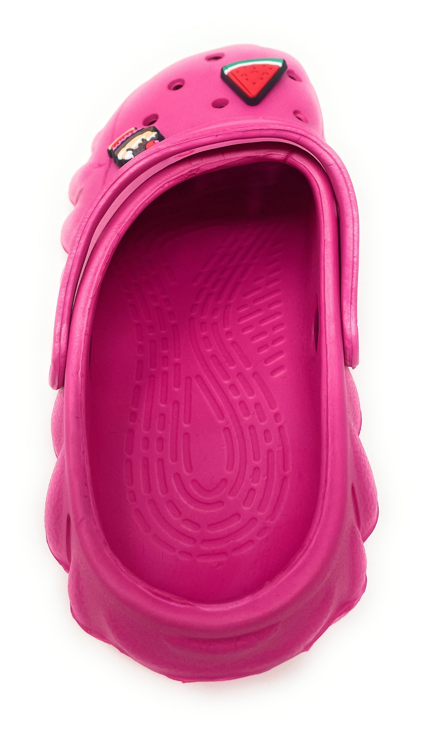 JEFFRICO Girls Clogs with Charms Lightweight Slip On Garden Shoes for Girls Comfort Clogs