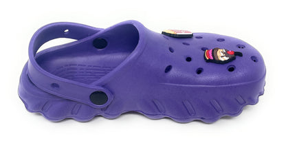 JEFFRICO Girls Clogs with Charms Lightweight Slip On Garden Shoes for Girls Comfort Clogs