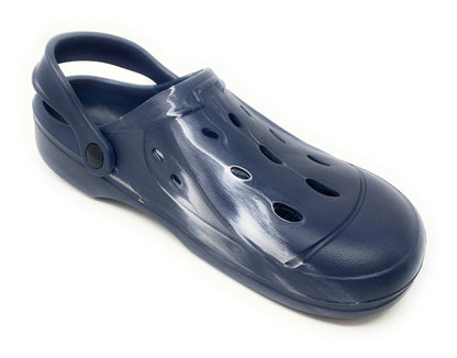 JEFFRICO Mens Slip-On Clogs with Heel Strap – Lightweight EVA Comfort Shoes for Garden, Beach And Everyday Wear