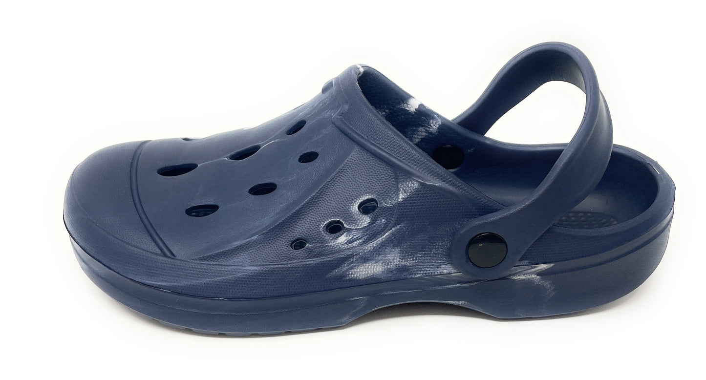 JEFFRICO Mens Slip-On Clogs with Heel Strap – Lightweight EVA Comfort Shoes for Garden, Beach And Everyday Wear