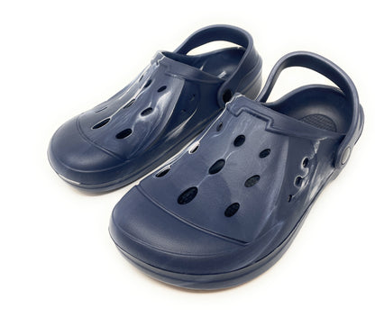 JEFFRICO Mens Slip-On Clogs with Heel Strap – Lightweight EVA Comfort Shoes for Garden, Beach And Everyday Wear
