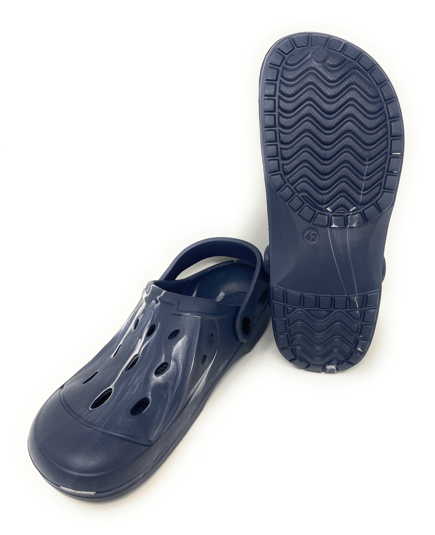 JEFFRICO Mens Slip-On Clogs with Heel Strap – Lightweight EVA Comfort Shoes for Garden, Beach And Everyday Wear