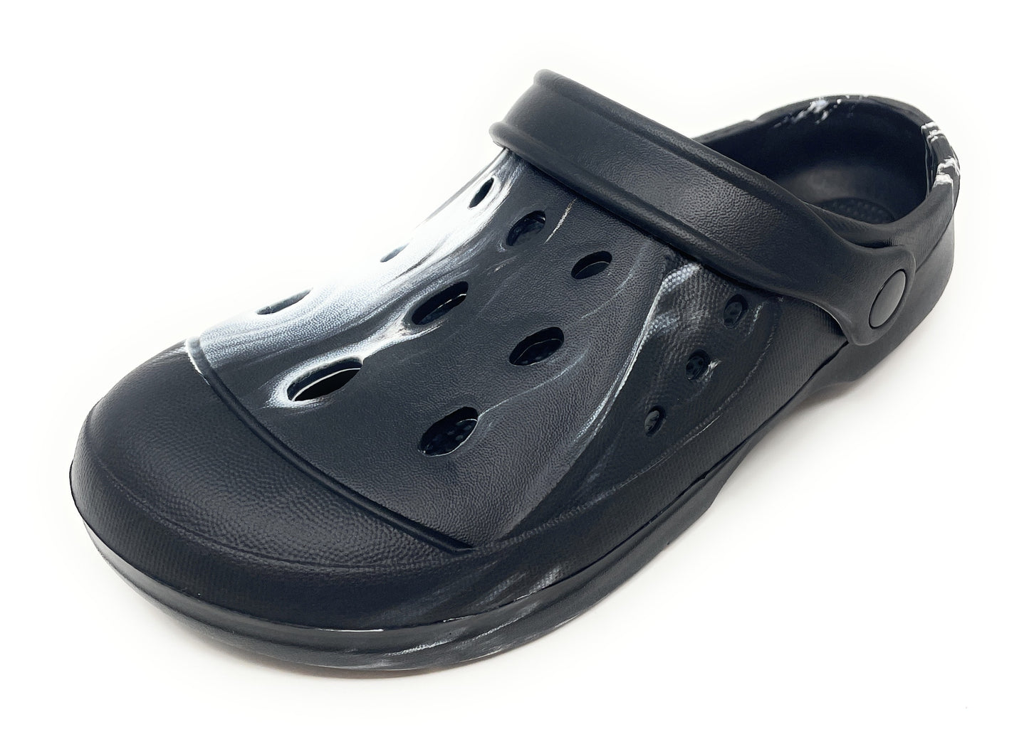 JEFFRICO Mens Slip-On Clogs with Heel Strap – Lightweight EVA Comfort Shoes for Garden, Beach And Everyday Wear