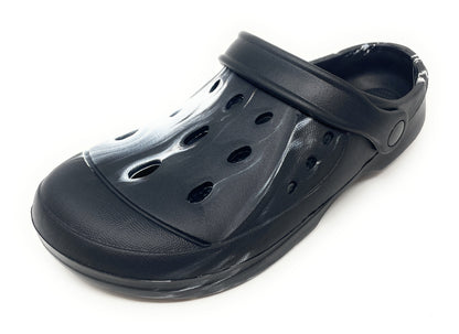 JEFFRICO Mens Slip-On Clogs with Heel Strap – Lightweight EVA Comfort Shoes for Garden, Beach And Everyday Wear