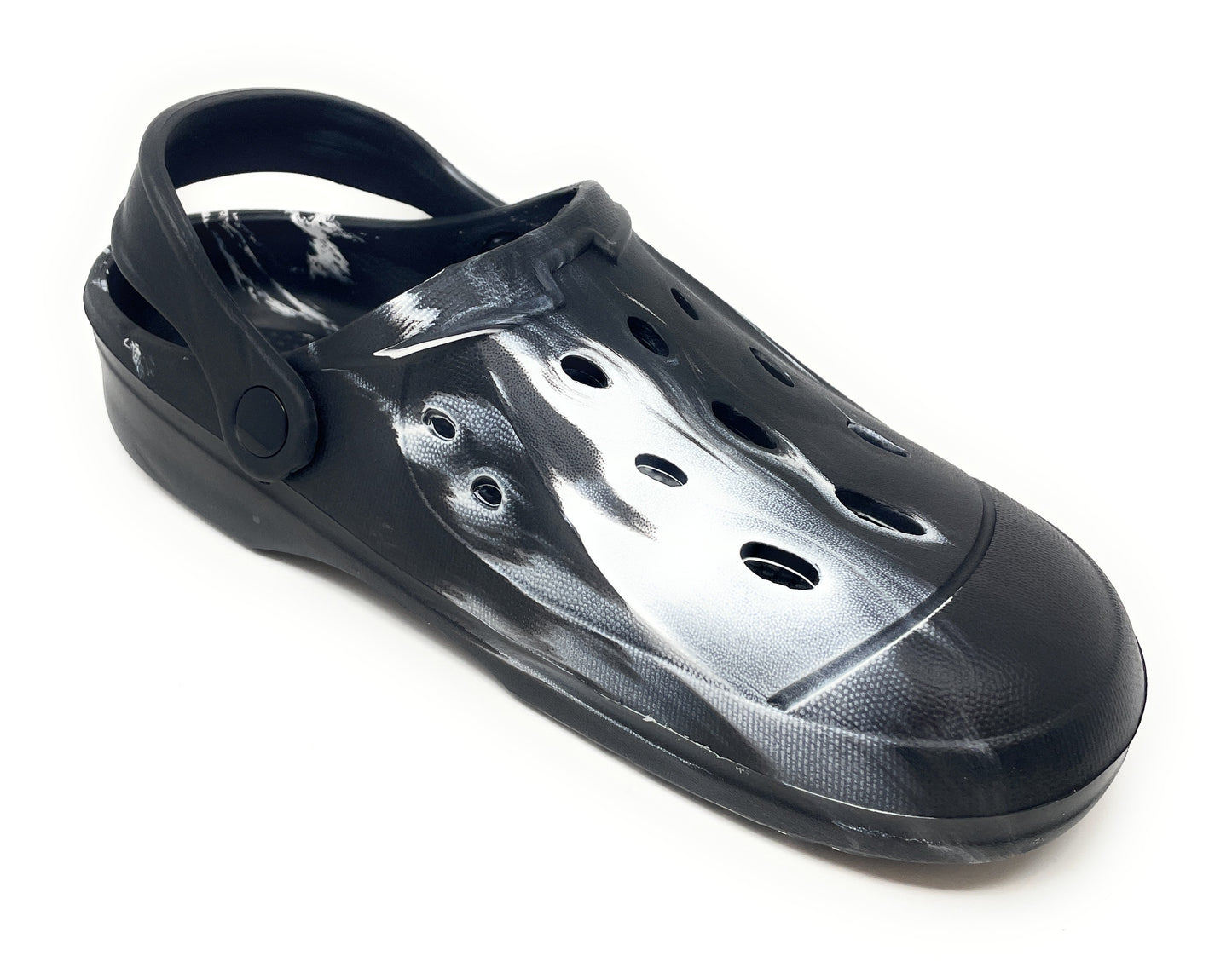 JEFFRICO Mens Slip-On Clogs with Heel Strap – Lightweight EVA Comfort Shoes for Garden, Beach And Everyday Wear