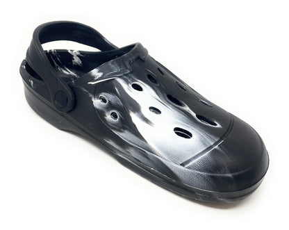JEFFRICO Mens Slip-On Clogs with Heel Strap – Lightweight EVA Comfort Shoes for Garden, Beach And Everyday Wear