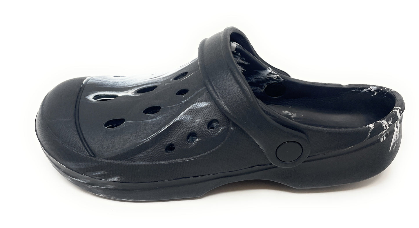 JEFFRICO Mens Slip-On Clogs with Heel Strap – Lightweight EVA Comfort Shoes for Garden, Beach And Everyday Wear