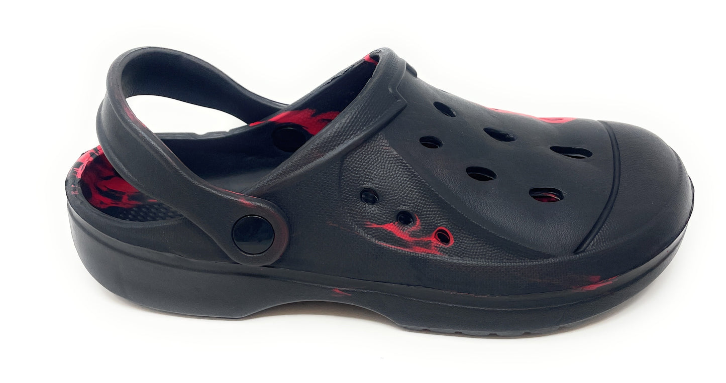 JEFFRICO Mens Slip-On Clogs with Heel Strap – Lightweight EVA Comfort Shoes for Garden, Beach And Everyday Wear
