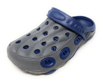 JEFFRICO Mens Slip-On Clogs with Heel Strap – Lightweight EVA Comfort Shoes for Garden, Beach And Everyday Wear