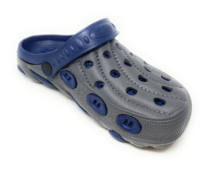 JEFFRICO Mens Slip-On Clogs with Heel Strap – Lightweight EVA Comfort Shoes for Garden, Beach And Everyday Wear