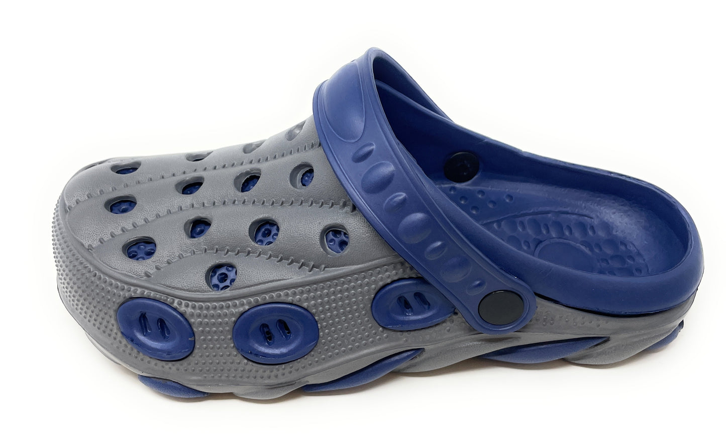 JEFFRICO Mens Slip-On Clogs with Heel Strap – Lightweight EVA Comfort Shoes for Garden, Beach And Everyday Wear