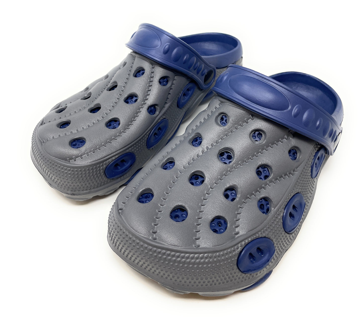 JEFFRICO Mens Slip-On Clogs with Heel Strap – Lightweight EVA Comfort Shoes for Garden, Beach And Everyday Wear