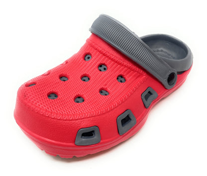 JEFFRICO Boys Lightweight Clogs Slip On Garden Shoes Breathable EVA Kids Shoes for Beach Pool and Outdoor Play