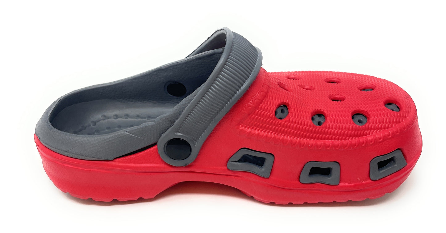 JEFFRICO Boys Lightweight Clogs Slip On Garden Shoes Breathable EVA Kids Shoes for Beach Pool and Outdoor Play