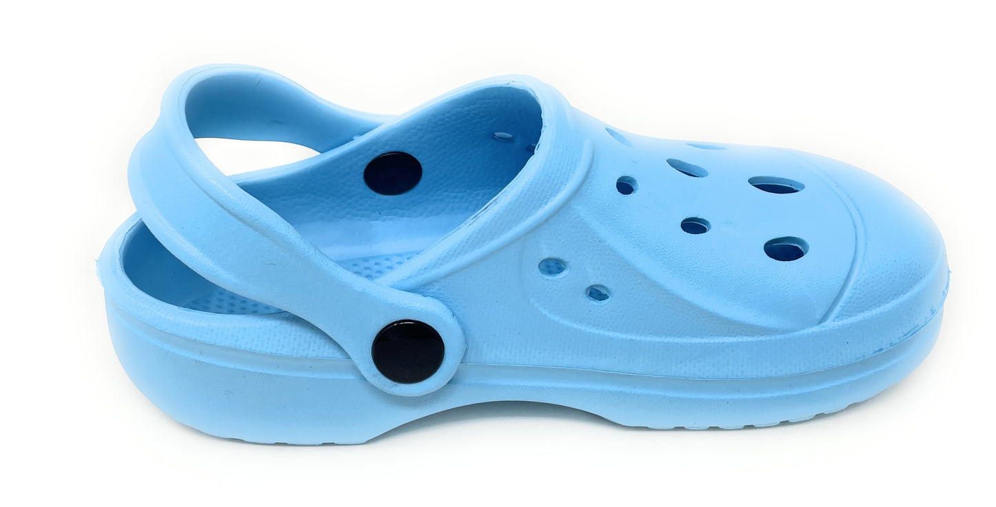 JEFFRICO Breathable Clogs for Kids Girls Garden Shoes Swim Beach Comfort Clog