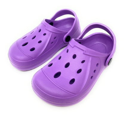 JEFFRICO Breathable Clogs for Kids Girls Garden Shoes Swim Beach Comfort Clog