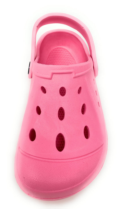 JEFFRICO Breathable Clogs for Kids Girls Garden Shoes Swim Beach Comfort Clog