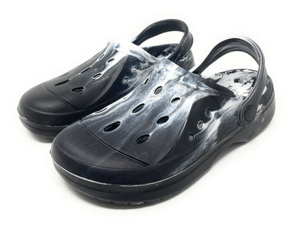 JEFFRICO Womens Clogs Breathable Lightweight Slip On Clogs Comfort Garden Shoes Cow
