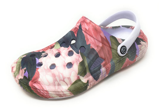 JEFFRICO Womens Clogs Breathable Lightweight Slip On Clogs Comfort Garden Shoes