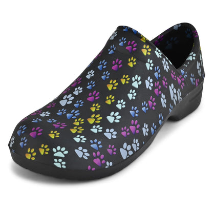 JEFFRICO Womens Clogs Breathable Lightweight Slip On Clogs Comfort Garden Shoes