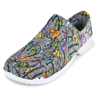 JEFFRICO Womens Clogs Breathable Lightweight Slip On Clogs Comfort Garden Shoes