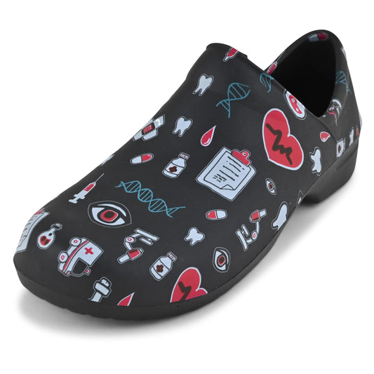 JEFFRICO Womens Clogs Breathable Lightweight Slip On Clogs Comfort Garden Shoes