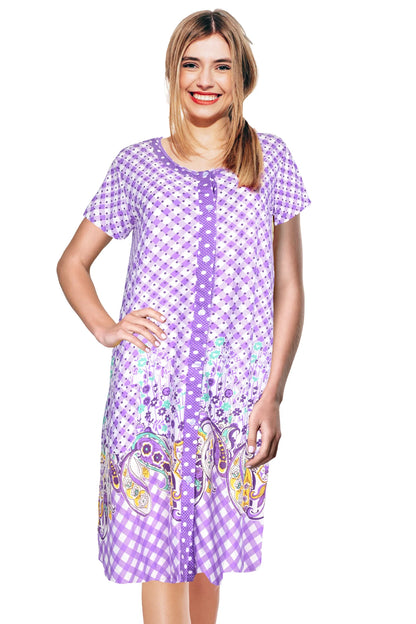 JEFFRICO Womens Nightgowns Sleepwear Soft Pajama Dress Nightshirts