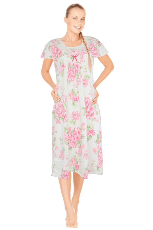 JEFFRICO Womens Nightgowns Sleepwear Soft Pajama Dress Nightshirts