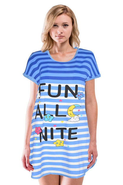 JEFFRICO Womens Nightgowns Sleepwear Soft Pajama Dress Nightshirts