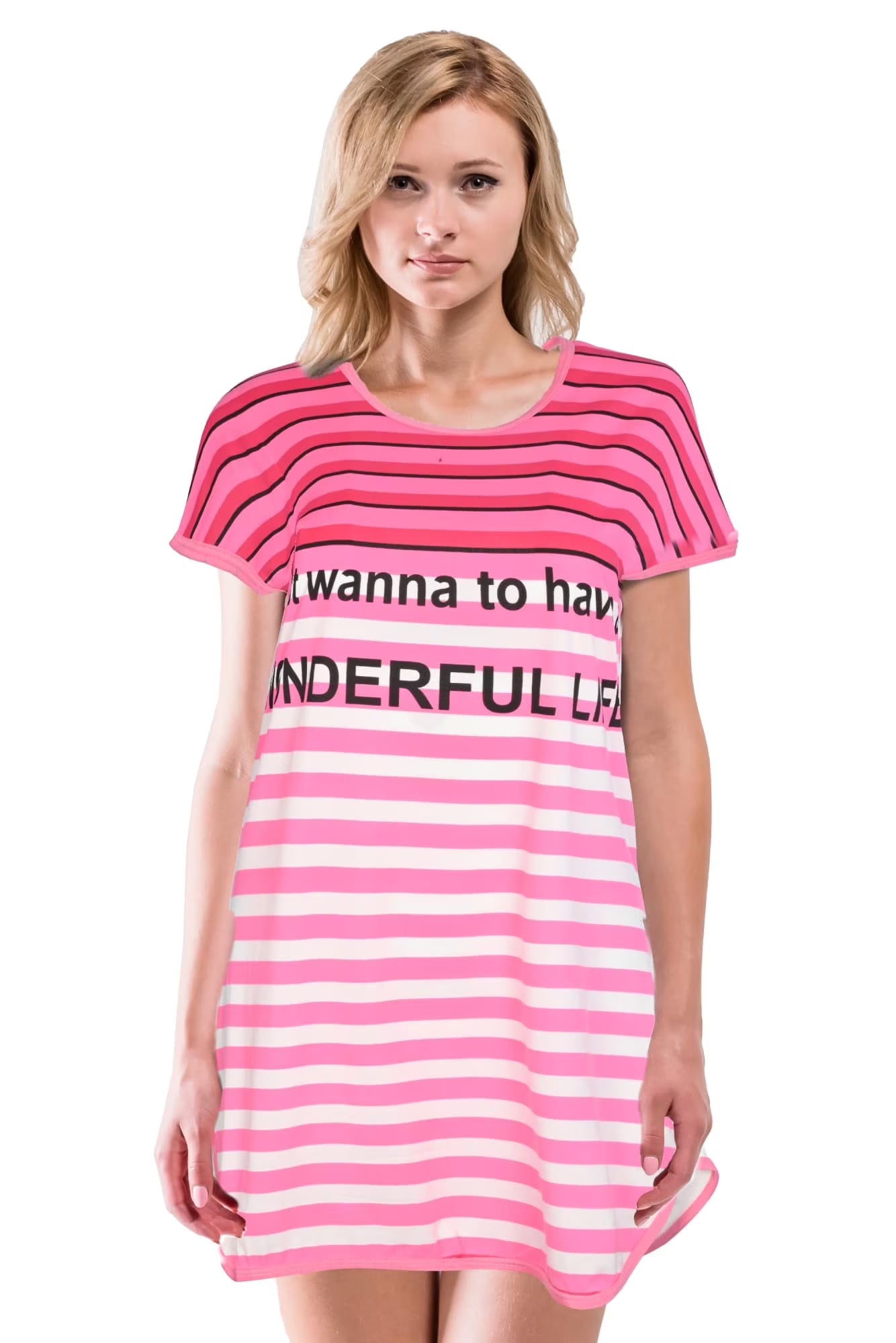 JEFFRICO Womens Nightgowns Sleepwear Soft Pajama Dress Nightshirts