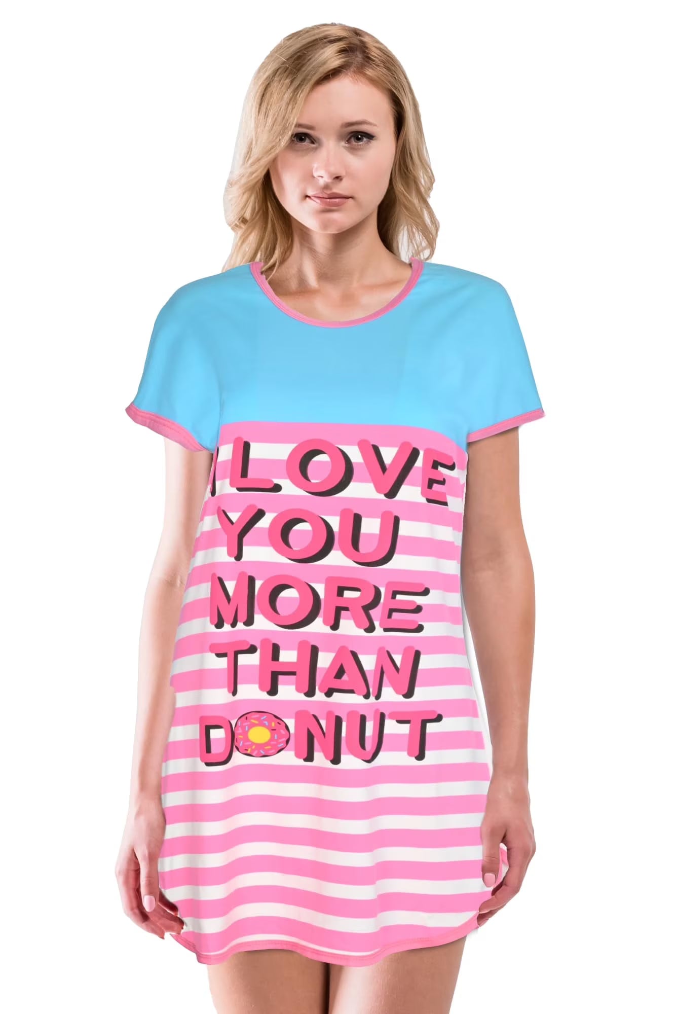 JEFFRICO Womens Nightgowns Sleepwear Soft Pajama Dress Nightshirts