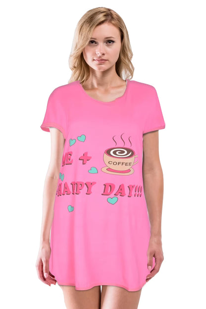 JEFFRICO Womens Nightgowns Sleepwear Soft Pajama Dress Nightshirts