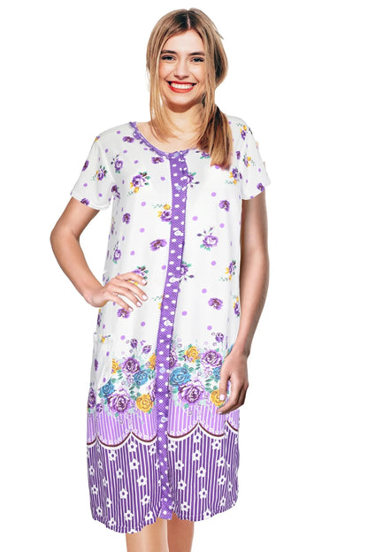 JEFFRICO Womens Nightgowns Sleepwear Soft Pajama Dress Nightshirts