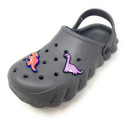 JEFFRICO Boys Clogs with Charms Lightweight Slip On Garden Shoes for Boys Comfort Clogs