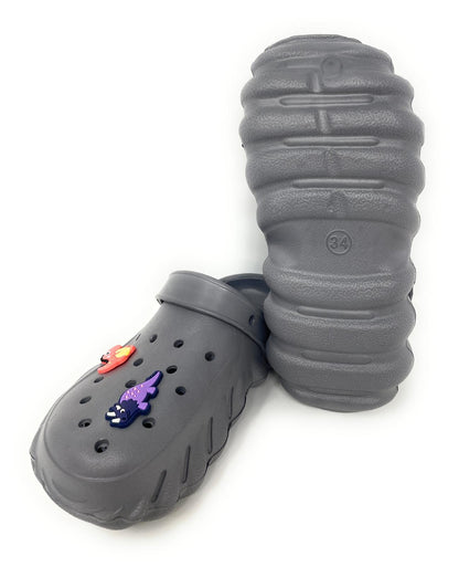 JEFFRICO Boys Clogs with Charms Lightweight Slip On Garden Shoes for Boys Comfort Clogs