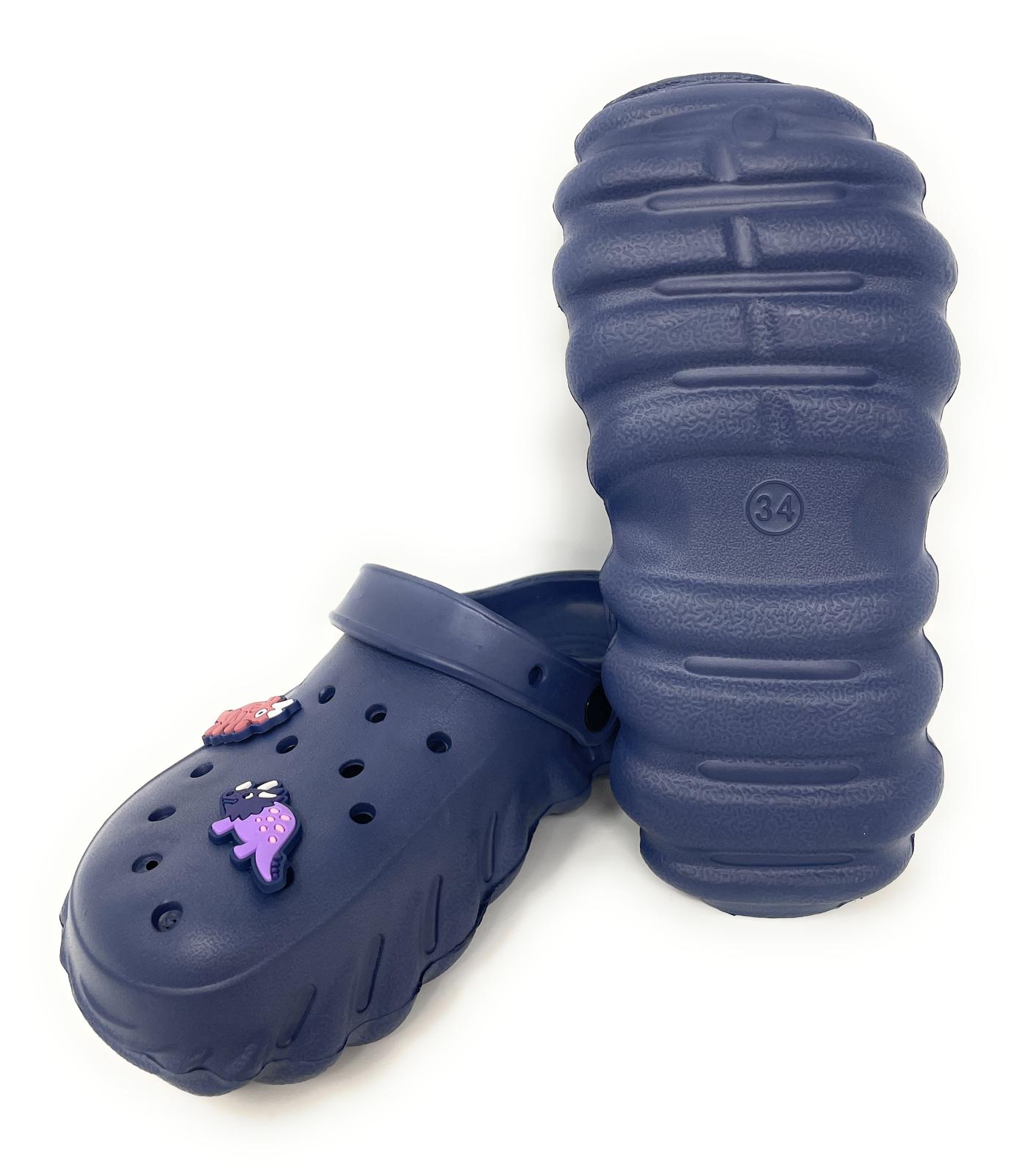JEFFRICO Boys Clogs with Charms Lightweight Slip On Garden Shoes for Boys Comfort Clogs