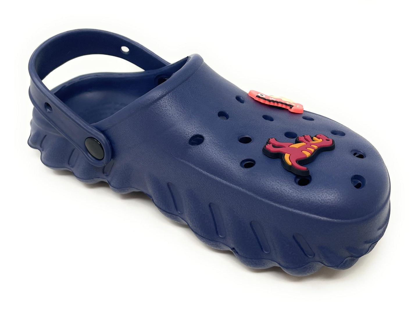 JEFFRICO Boys Clogs with Charms Lightweight Slip On Garden Shoes for Boys Comfort Clogs