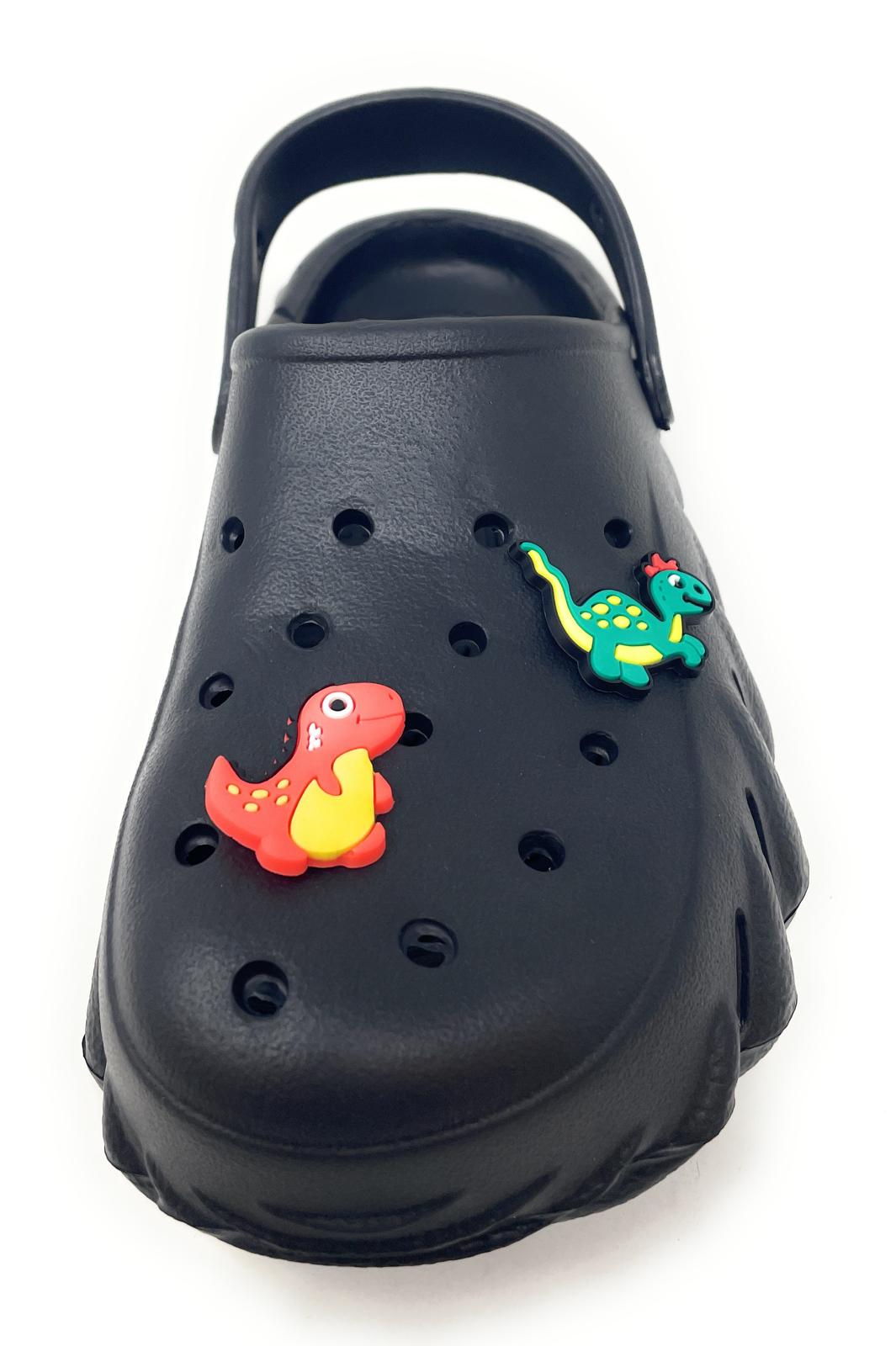 JEFFRICO Boys Clogs with Charms Lightweight Slip On Garden Shoes for Boys Comfort Clogs