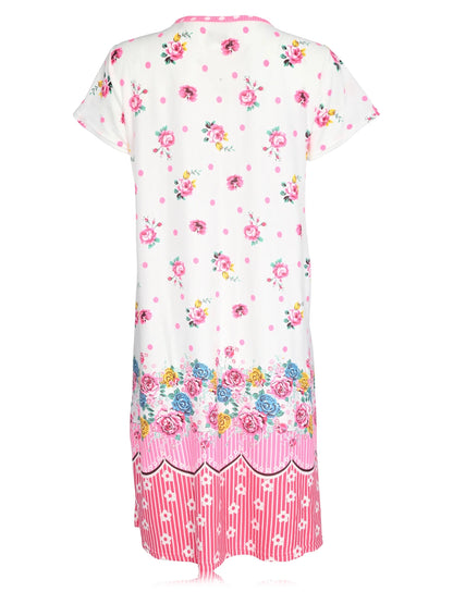 JEFFRICO Womens Nightgowns Sleepwear Soft Pajama Dress Nightshirts