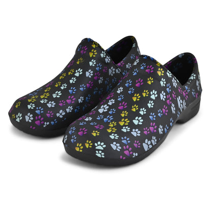 JEFFRICO Womens Clogs Breathable Lightweight Slip On Clogs Comfort Garden Shoes