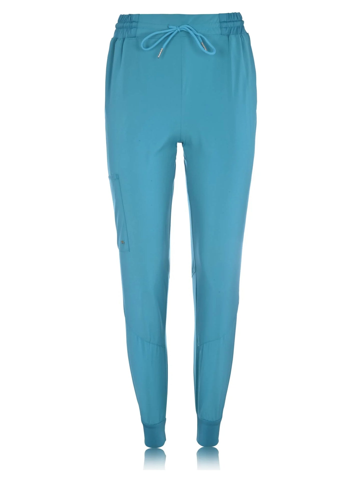 JEFFRICO Scrubs For Women Scrub Set V-Neck Scrub Top and Jogger Scrub Pants Lightweight 4 Way Stretch Soft 5 Pockets