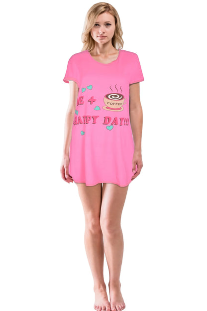 JEFFRICO Womens Nightgowns Sleepwear Soft Pajama Dress Nightshirts