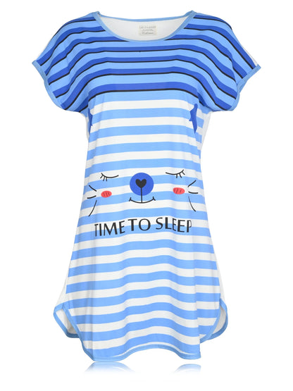 JEFFRICO Womens Nightgowns Sleepwear Soft Pajama Dress Nightshirts