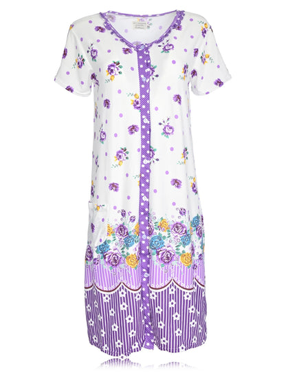 JEFFRICO Womens Nightgowns Sleepwear Soft Pajama Dress Nightshirts